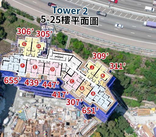 黄金海湾珀岸第二座户型平面图