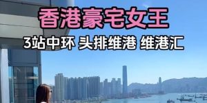 维港汇3站中环，头排海景