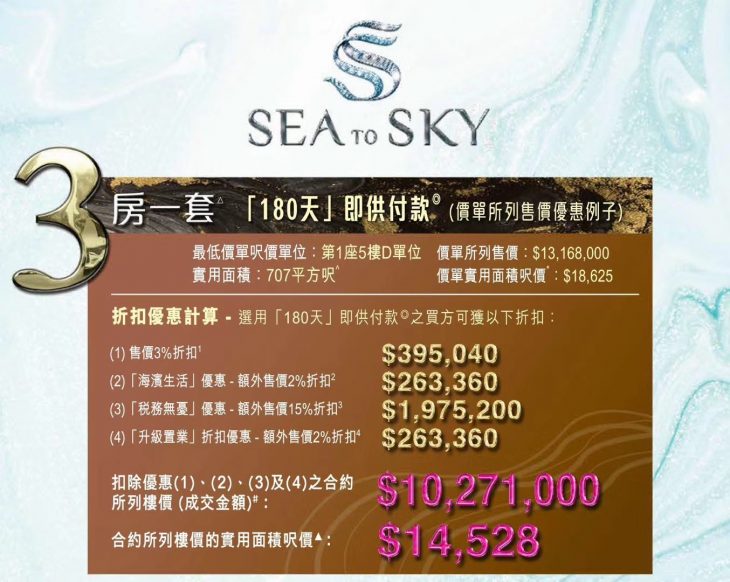 sea to sky3房价格